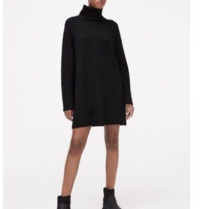 Zara Black Long Sleeve Dress